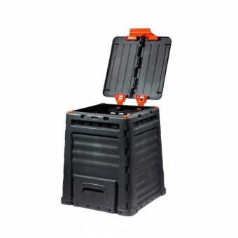 Keter SK-255086 Compostor Keter Eco, 320 litri, negru, 65x65x75 cm
