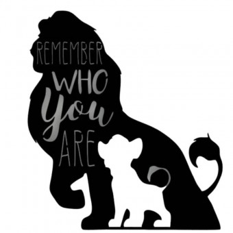 Krodesign KRO-1062 Decoratiune metalica de perete Krodesign KRO-1062, Lion King, lungime 55 cm, negru, grosime 1.5 mm