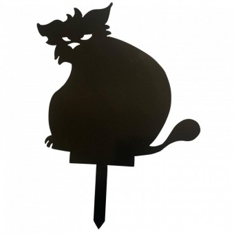 Krodesign KRO-1141 Decoratiune gradina / ghiveci Krodesign Big Cat KRO-1141, metal, inaltime 63 cm