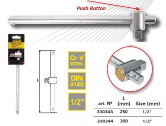 Levier strangere 250mm cu buton de fixare, TopMaster