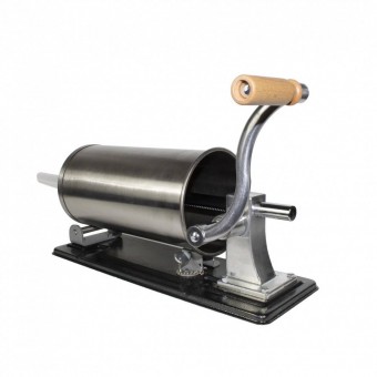 Micul Fermier BEM-8345 Aparat de umplut carnati KY-2008PA, 4 kg, metal/inox, Orizontal/Rabatabil, 4 palnii