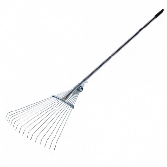 Micul Fermier GF-1010 Grebla metalica pentru FRUNZE care se strange cu coada