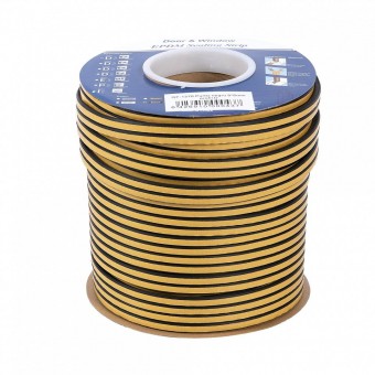 Micul Fermier GF-1276 Banda Etansare Purfix 9*6MM profil D NEGRU