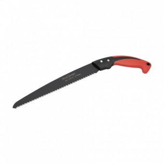 Micul Fermier GF-1870 Fierastrau drept negru cu maner rosu si capac rosu