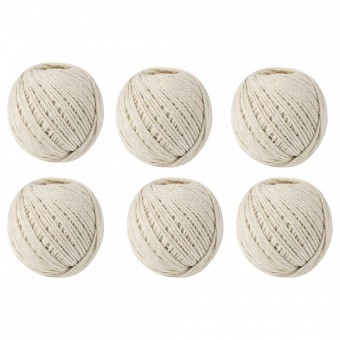 Micul Fermier GF-2333 Set 6 ata bumbac 100gr alb natural