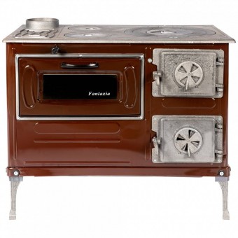 Micul Fermier MF-EI1003-G01 Soba pe lemne 6.7kW Fantazia, cos stanga