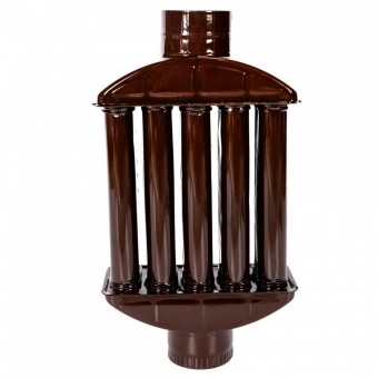 Micul Fermier MF-EI1012-G01 Burlan pentru soba pe lemne, 120mm, maro