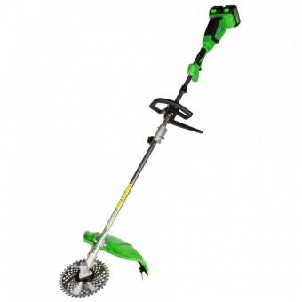 Micul Fermier MF-MX1012-G01 Motocoasa (Trimmer) electrica Micul Fermier 2x20V, 2 acumulatori 4Ah, maner simplu, motor fara perii