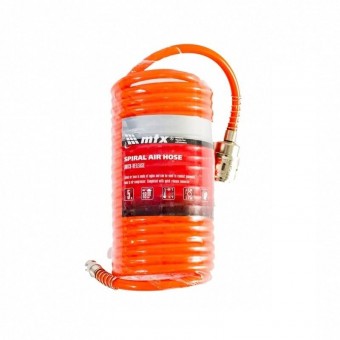 MTX 570029 Furtun de aer spiralat MTX, lungime 5m, cu legaturi rapide
