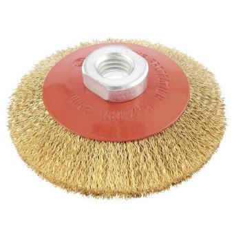 MTX 746089 Perie cupa pentru polizor unghiular, MTX 100 mm, М14, sarma ondulata din alama