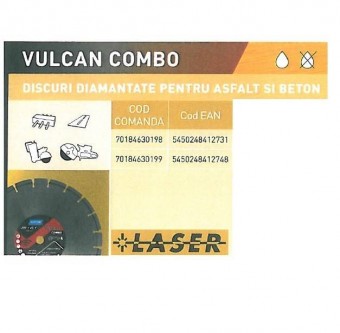 Norton - Saint Gobain combo450 Disc diamantat asfalt beton Combo Norton 450x10x3.2x25.4mm