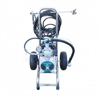 OEM DISSY68 Pompa de vopsit airless profesionala cu membrana 2kW, 220V, debit 4 L/min, duza 521, presiune maxima 220 bar X D990