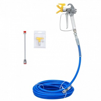 OEM PQYCLS5030CMWMXP3V0 Sistem pentru vopsit pistol si furtun 15.24 m, 248 Bar, Unghiuri de pulverizare 0 - 50 de grade, Aluminiu/Inox