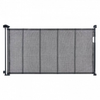OEM WZSSMHS55INC638EDV0 Poarta de siguranta pentru animale de companie au copii, Latime 147 cm, Inaltime 790 mm, Negru, Retractabila