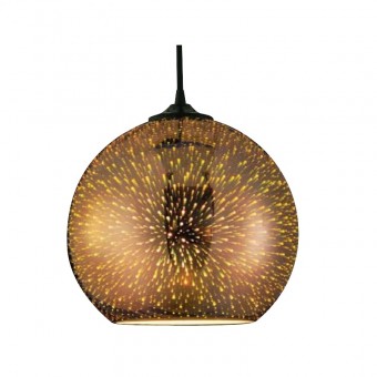 Pendul Quantum Copper-1, max. 60 W, sticla, diametru 250 mm, efect 3D