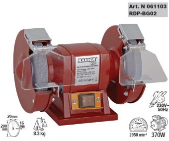 Polizor de banc 370W, RAIDER RDP-BG02