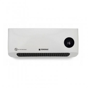 Powermat PM1192 Aeroterma de perete, Telecomanda, 0 / 1000 W / 2000 W, LCD, termometru, Timer