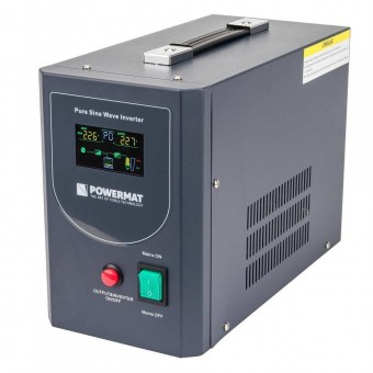 Powermat PM1212 UPS cu acumulator 500VA / 400W, unda sinusoidala pura, 2 prize Schuko