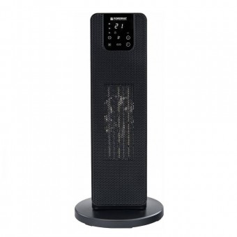 Powermat PM1252 Radiator turn, 2 trepte de putere 1000/2000 W, Telecomanda, Oscilatie, Afisaj LCD