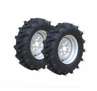 ProGarden 4560660012 ProGARDEN Set roti complete 6.00-12, 4 prezoane, profil agricol