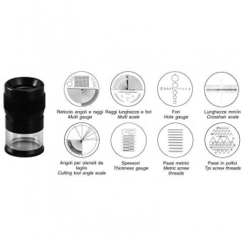 PROMA CEHIA M068 Lupa pentru masurare filete, 