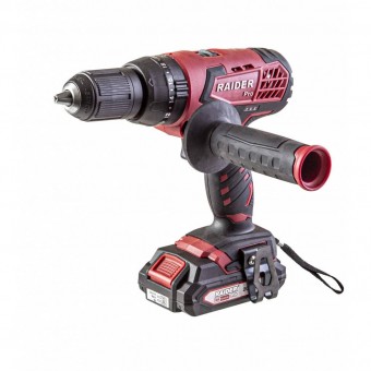 Raider 030216 Masina de insurubat si gaurit cu percutie Raider RDP-SCDI20S, 2 viteze, 13mm, 50Nm, 2 acumulatori, 20V, 2Ah