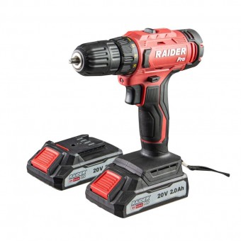 Raider 030228 Masina de gaurit cu acumulator Raider 2 viteze, 10mm, 44Nm, 2x2Ah, Led