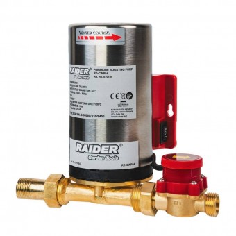 Raider 070184 Pompa ridicare presiune putere 90W, 3/4 20L/min, 10m, corp inox
