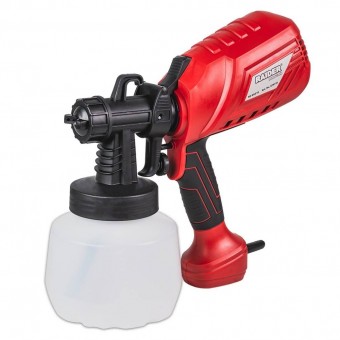 Raider 074110 Pistol electric pentru vopsit 550W, Ø1.0- 2.5mm, rezervor 0,8L