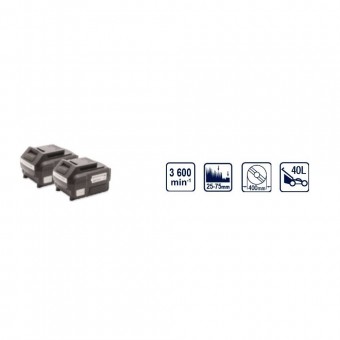 Raider 075322 Masina de tuns iarba cu acumulator, Raider RD-LM23, Li-Ion, 36V, 4Ah, cos 40 L, 500 mp
