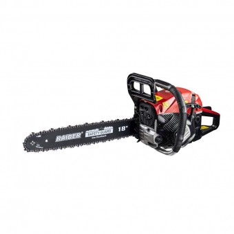 Raider 076711 Fierastrau cu lant pe benzina Raider 3.2 CP, lungime lama 45 cm, Sistem cu dublu arc Easy-On