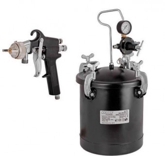 Raider 089915/ Pistol de vopsit cu rezervor 10L, Raider RD-PT02