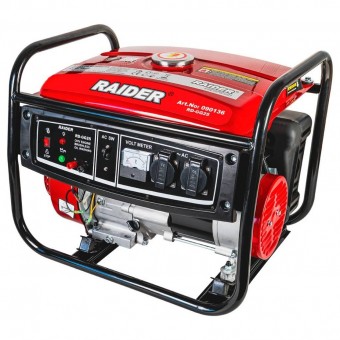 Raider 090136 Generator curent putere 2.8KW, benzina , pornire manuala, monofazic