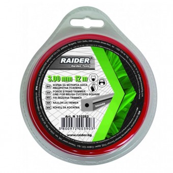 Raider 110283 Fir cu profil patrat pentru motocoase, Raider 110283, latime 3.5mm, lungime 8 m