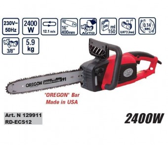 Raider 129911/ Ferastrau electric cu lant 2400W, Raider RD-ECS12