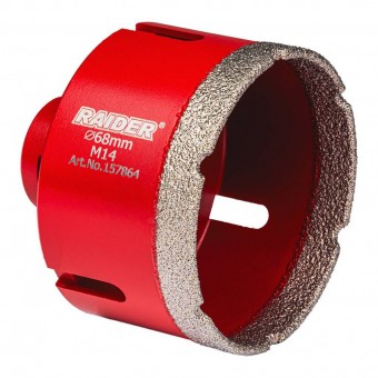 Raider 157864 Carota diamantata pentru frezare uscata M14 x 68mm