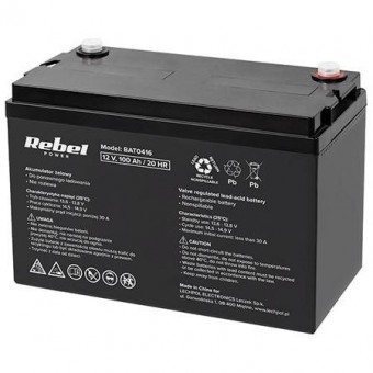 Rebel LEC-BAT0416 Acumulator gel 12v 100ah rebel
