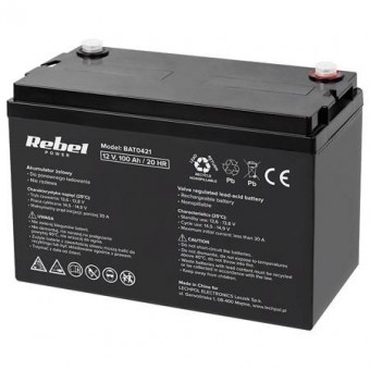 Rebel LEC-BAT0421 Acumulator gel 12v 100ah rebel