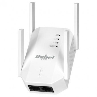 Rebel LEC-KOM1031 Range extender repeater 2.4-5 ghz rebel