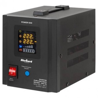 Rebel LEC-RB-4001 Ups centrale termice sinus pur 500va 300w 12v rebel 