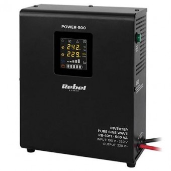 Rebel LEC-RB-4011 Ups centrale termice sinus pur 500va 300w 12v rebel