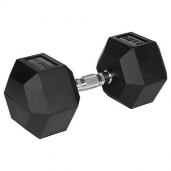 Rebel LEC-RBA-2325-22.5 Gantere dumbbell hex fonta cauciucata 22.5kg rebel acti