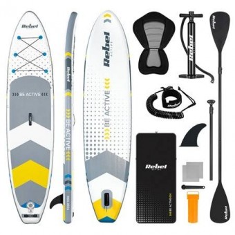 Rebel LEC-RBA-4501-WH Placa gonflabila stand up paddle sup rebel active