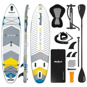Rebel LEC-RBA-4507-WH Placa gonflabila stand up paddle sup rebel active