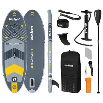 Rebel LEC-RBA-4511 Set placa gonflabila stand up paddle sup 244x76x10 cm