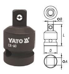 REDUCTIE 3/4''-1/2'', 56mm, YATO, YT-1167