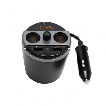 SAL FMBT16 Incarcator auto universal, Sal FMBT 16, FM, BT, 2xUSB, 2x12/24V