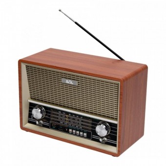 SAL RRT4B Radio retro Sal RRT 4B, Bluetooth, MP3, USB, microSD, AUX, acumulator, Telecomanda