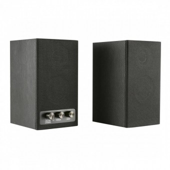 SAL sal10bt Set 2 boxe Bluetooth SAL 10BT, HI-FI, 2x20 W, carcasa lemn, negru
