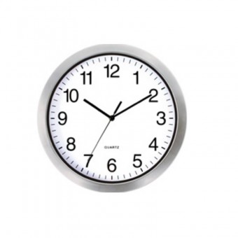 SAL SWC 30 Ceas de perete Sal SWC 30, cadran mare, argintiu